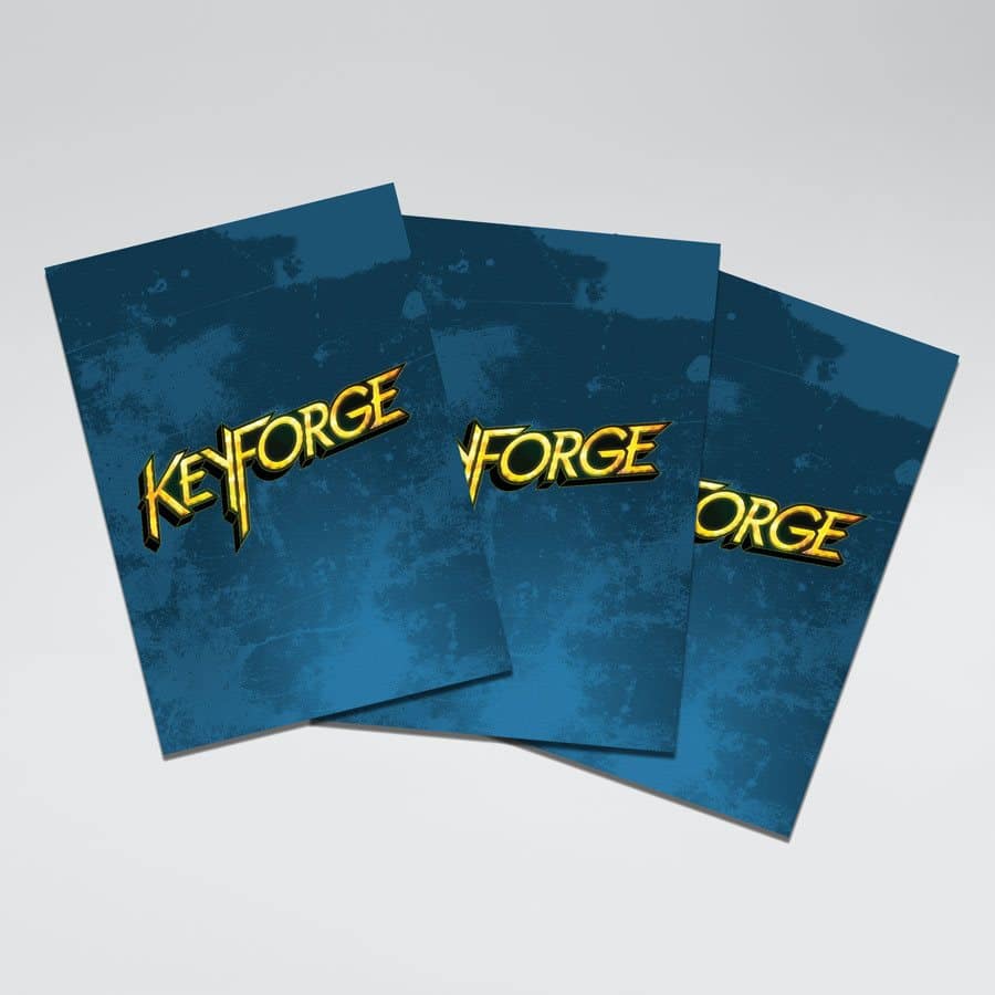Gamegenic Blue Keyforge Logo Sleeves 40 image 0